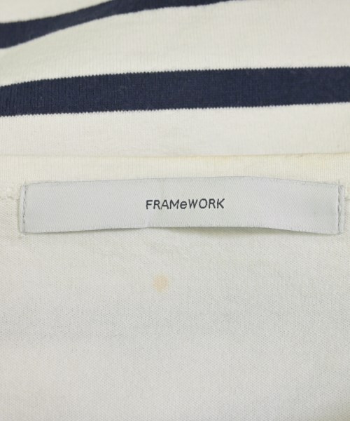 FRAMeWORK（フレームワーク）Tシャツ・カットソー 白 サイズ:F レディース/2200716271048