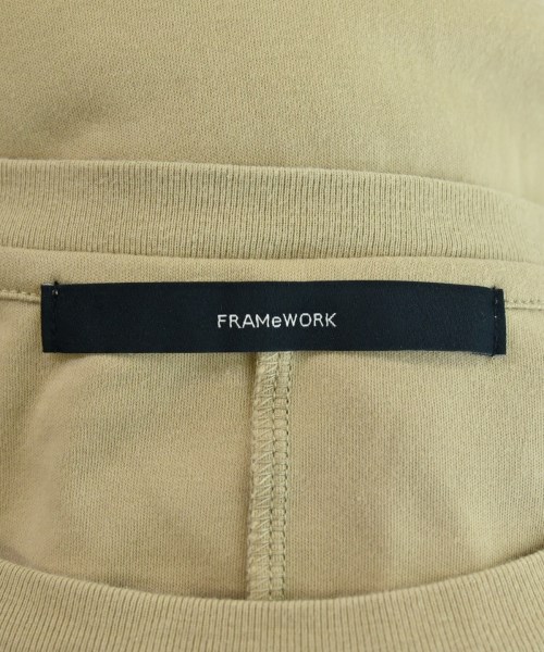 FRAMeWORK（フレームワーク）Tシャツ・カットソー ベージュ サイズ:F レディース/2200714662053