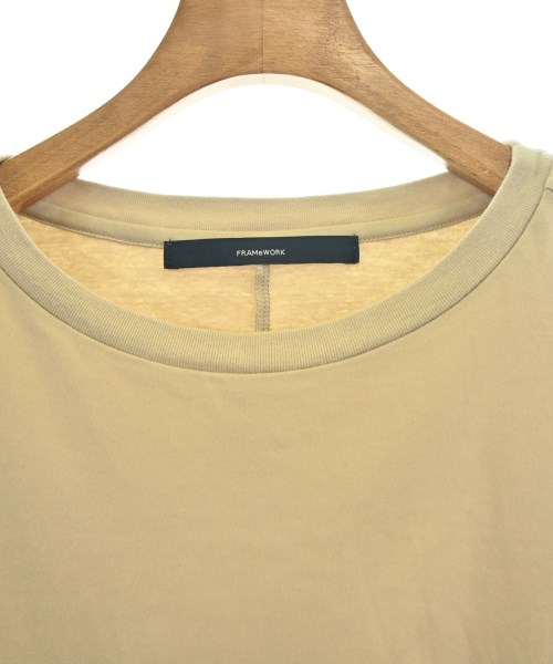 FRAMeWORK（フレームワーク）Tシャツ・カットソー ベージュ サイズ:F レディース/2200714662053