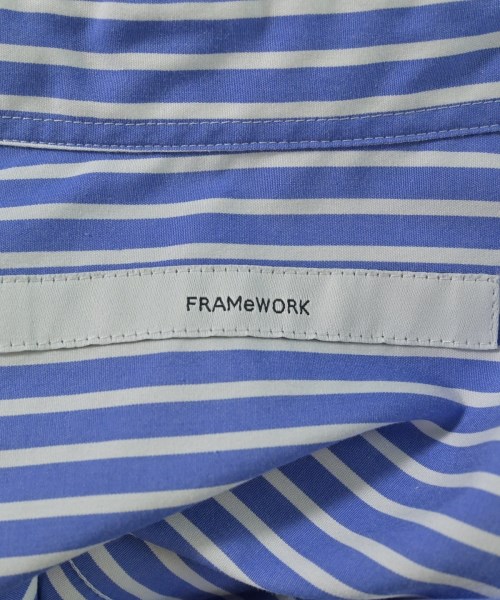FRAMeWORK（フレームワーク）カジュアルシャツ 青 サイズ:F レディース/2200714662060