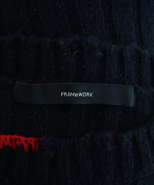 FRAMeWORK（フレームワーク）ニット・セーター 紺 サイズ:F レディース/2200704538238