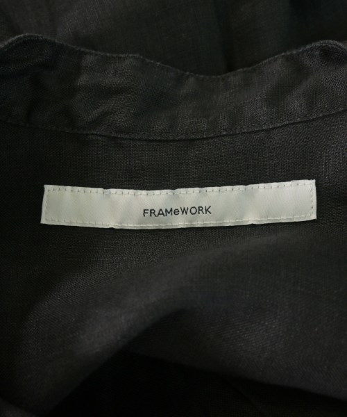 FRAMeWORK（フレームワーク）シャツワンピース 黒 サイズ:-(M位) レディース/2200715103012