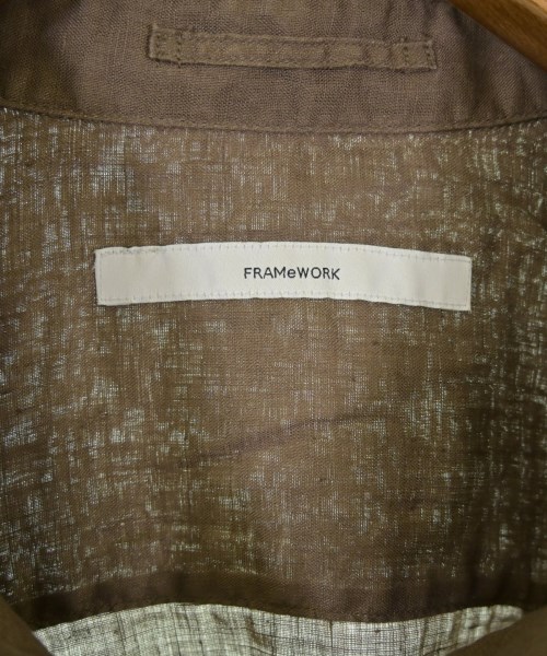 FRAMeWORK（フレームワーク）ブラウス 茶 サイズ:36(S位) レディース/2200715757116