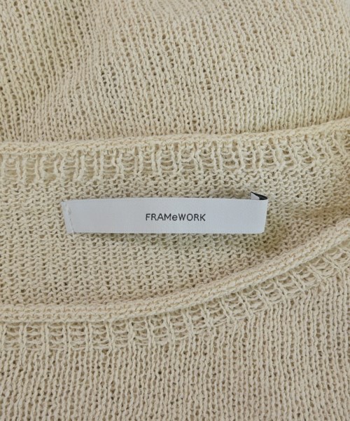 FRAMeWORK（フレームワーク）ニット・セーター ベージュ サイズ:F レディース/2200716982012