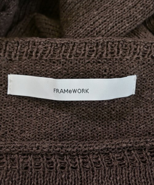 FRAMeWORK（フレームワーク）ニット・セーター 茶 サイズ:F レディース/2200718555122