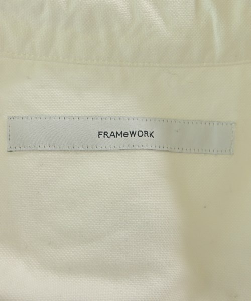 FRAMeWORK（フレームワーク）カジュアルシャツ 白 サイズ:F レディース/2200634127038