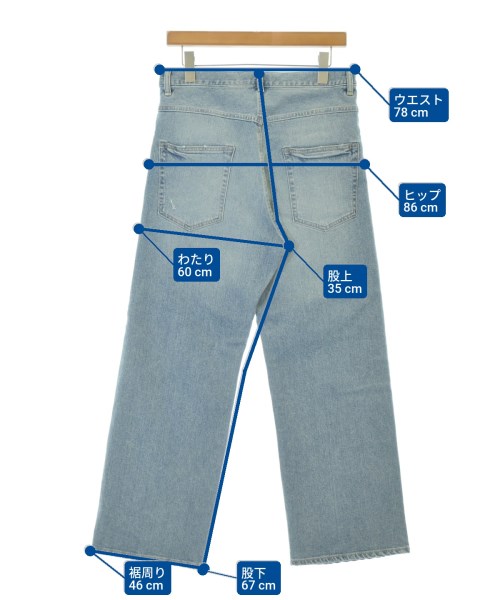 FRAMeWORK（フレームワーク）デニムパンツ 青 サイズ:38(M位) レディース/2200634666070