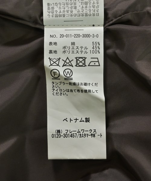 FRAMeWORK（フレームワーク）マウンテンパーカー 茶 サイズ:36(S位) レディース/2200635283047