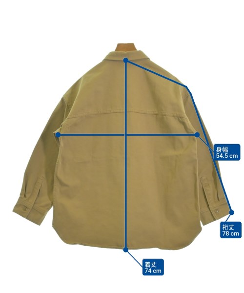 FRAMeWORK（フレームワーク）カジュアルシャツ ベージュ サイズ:-(M位) レディース/2200638818017