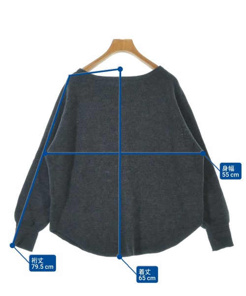 FRAMeWORK（フレームワーク）ニット・セーター グレー サイズ:F レディース/2200636629035