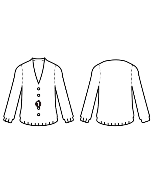 FRAMeWORK（フレームワーク）カーディガン 白 サイズ:F レディース/2200622803036