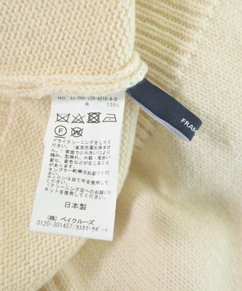FRAMeWORK（フレームワーク）カーディガン 白 サイズ:F レディース/2200622803036