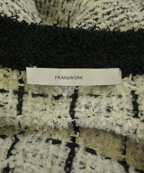 FRAMeWORK（フレームワーク）カーディガン 白 サイズ:F レディース/2200636586062