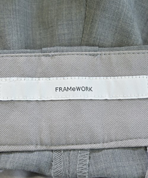 FRAMeWORK（フレームワーク）スラックス グレー サイズ:36(S位) レディース/2200637123051