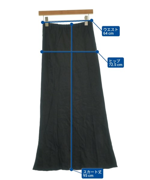 FRAMeWORK（フレームワーク）ロング・マキシ丈スカート 黒 サイズ:38(M位) レディース/2200637123099