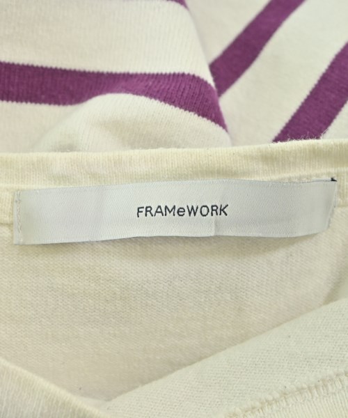 FRAMeWORK（フレームワーク）Tシャツ・カットソー 白 サイズ:F レディース/2200644872102