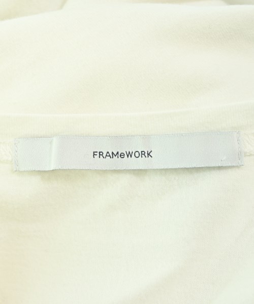 FRAMeWORK（フレームワーク）Tシャツ・カットソー 白 サイズ:F レディース/2200646598024