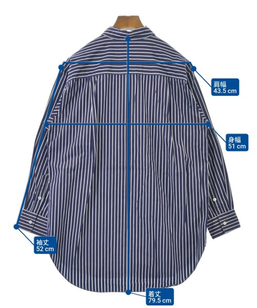 FRAMeWORK（フレームワーク）カジュアルシャツ 紺 サイズ:F レディース/2200639852027