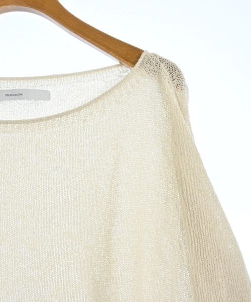 FRAMeWORK（フレームワーク）ニット・セーター 白 サイズ:F レディース/2200640348045