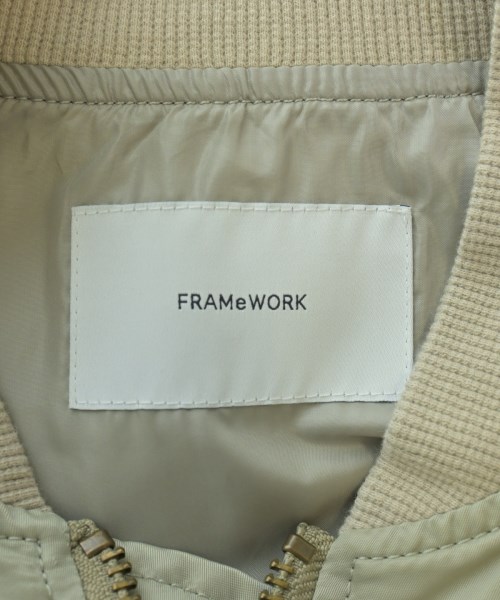 FRAMeWORK（フレームワーク）ミリタリーブルゾン グレー サイズ:38(M位) レディース/2200634732096