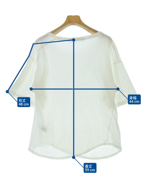 FRAMeWORK（フレームワーク）Tシャツ・カットソー 白 サイズ:F レディース/2200648183051