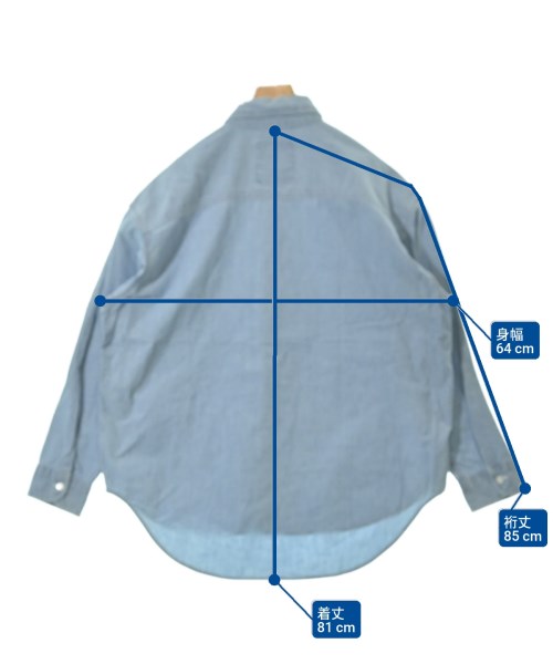 FRAMeWORK（フレームワーク）カジュアルシャツ 青 サイズ:F レディース/2200648358022