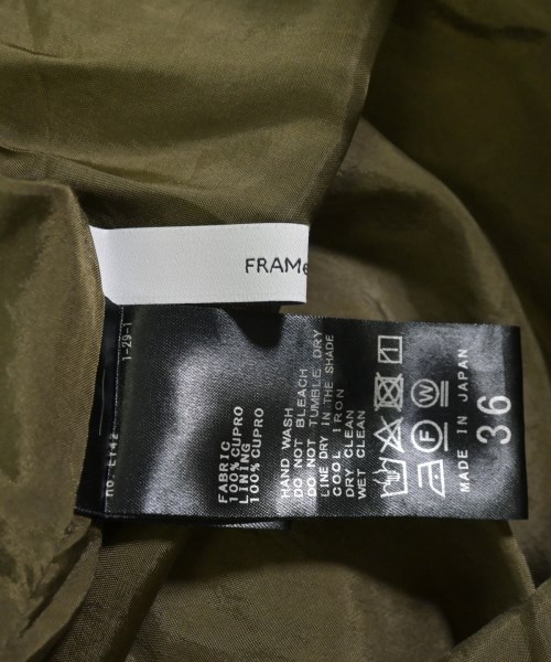FRAMeWORK（フレームワーク）ロング・マキシ丈スカート カーキ サイズ:36(S位) レディース/2200629627024