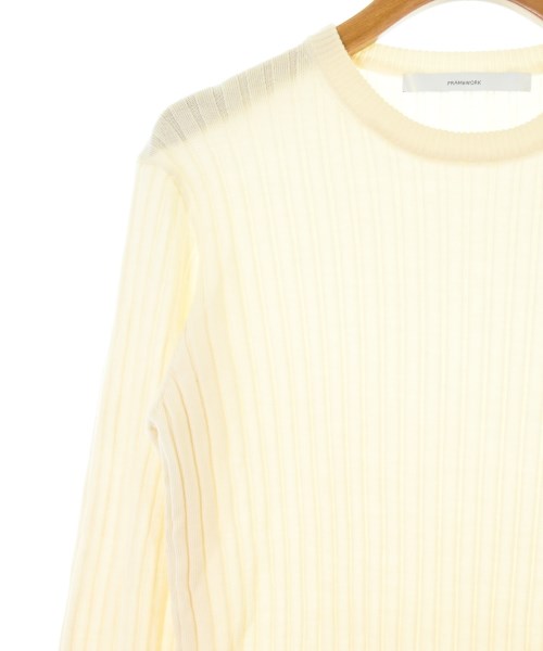 FRAMeWORK（フレームワーク）ニット・セーター 白 サイズ:F レディース/2200634991127