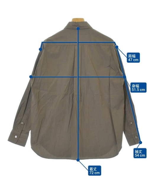 FRAMeWORK（フレームワーク）カジュアルシャツ 茶 サイズ:F レディース/2200631814078