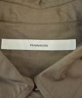 FRAMeWORK（フレームワーク）カジュアルシャツ 茶 サイズ:F レディース/2200631814078