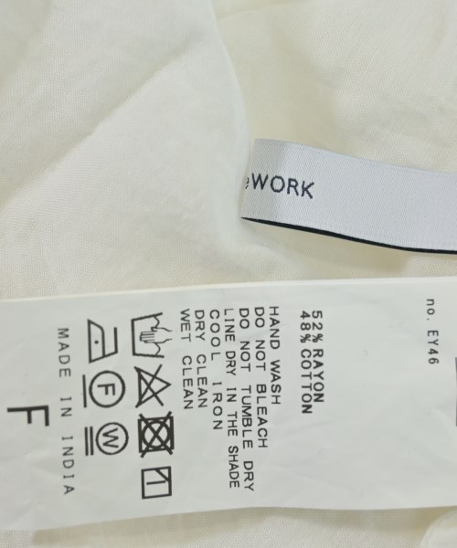 FRAMeWORK（フレームワーク）ブラウス 白 サイズ:F レディース/2200640480042