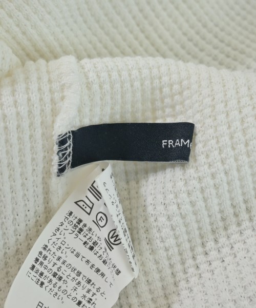 FRAMeWORK（フレームワーク）Tシャツ・カットソー 白 サイズ:F レディース/2200641530036