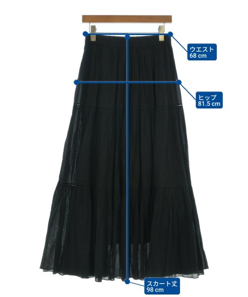 FRAMeWORK（フレームワーク）ロング・マキシ丈スカート 黒 サイズ:F レディース/2200642209078