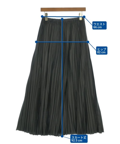 FRAMeWORK（フレームワーク）ロング・マキシ丈スカート グレー サイズ:38(M位) レディース/2200642209085