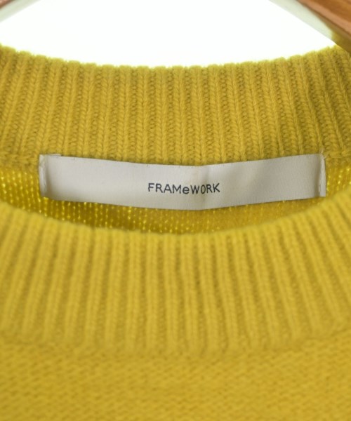 FRAMeWORK（フレームワーク）ニット・セーター 黄 サイズ:F レディース/2200642449160