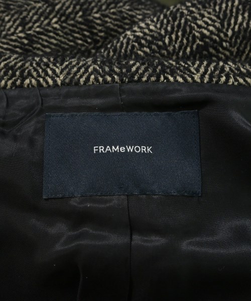 FRAMeWORK（フレームワーク）ピーコート 黒 サイズ:36(S位) レディース/2200643412026