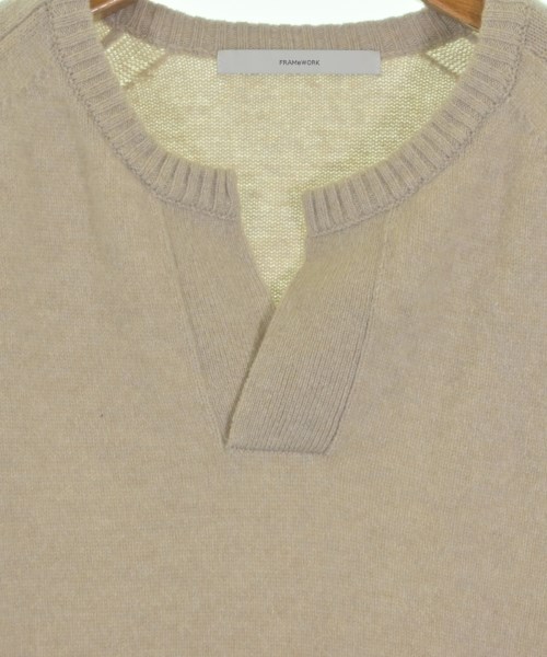 FRAMeWORK（フレームワーク）ニット・セーター ベージュ サイズ:F レディース/2200643787025