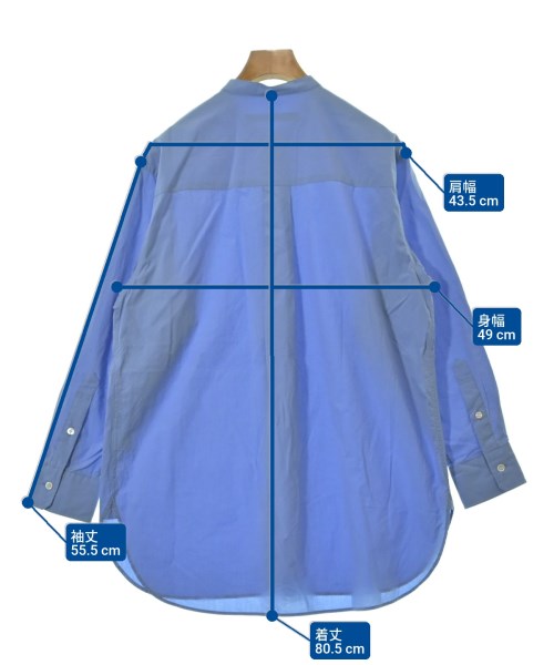 FRAMeWORK（フレームワーク）カジュアルシャツ 青 サイズ:F レディース/2200639487045