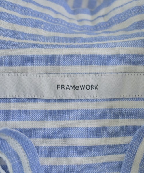 FRAMeWORK（フレームワーク）カジュアルシャツ 青 サイズ:F レディース/2200641922213