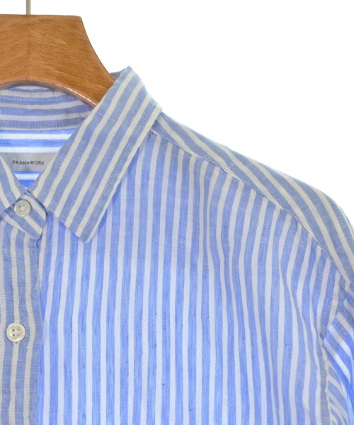 FRAMeWORK（フレームワーク）カジュアルシャツ 青 サイズ:F レディース/2200641922213