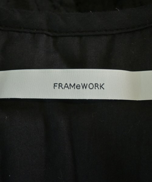 FRAMeWORK（フレームワーク）カジュアルシャツ 黒 サイズ:F レディース/2200646657042