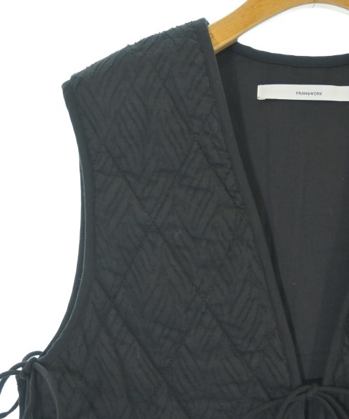 FRAMeWORK（フレームワーク）カジュアルシャツ 黒 サイズ:F レディース/2200646657042