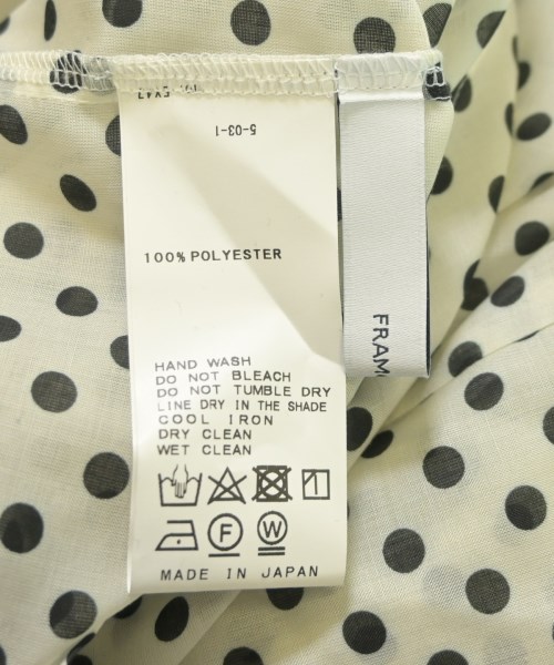 FRAMeWORK（フレームワーク）カジュアルシャツ 白 サイズ:F レディース/2200643034556