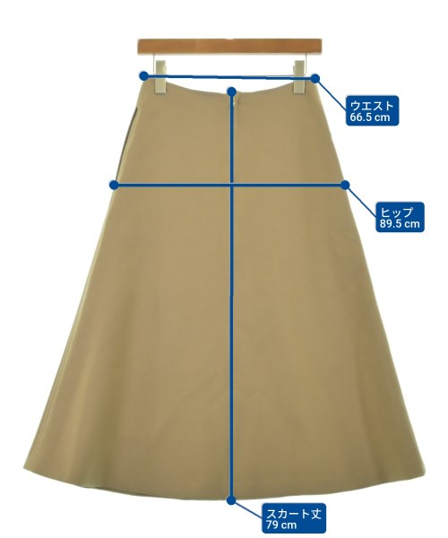 FRAMeWORK（フレームワーク）ロング・マキシ丈スカート ベージュ サイズ:36(S位) レディース/2200648176053