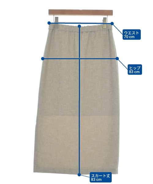 FRAMeWORK（フレームワーク）ロング・マキシ丈スカート ベージュ サイズ:40(M位) レディース/2200648721048