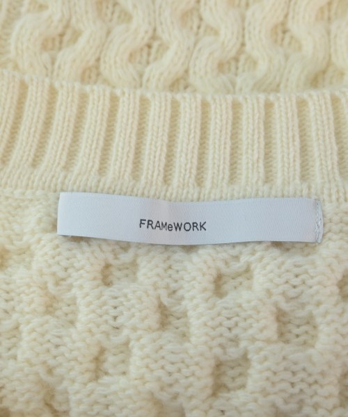FRAMeWORK（フレームワーク）ニット・セーター 白 サイズ:F レディース/2200651848046