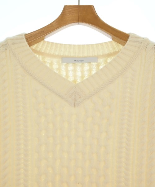 FRAMeWORK（フレームワーク）ニット・セーター 白 サイズ:F レディース/2200651848046