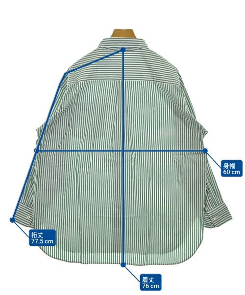 FRAMeWORK（フレームワーク）カジュアルシャツ 緑 サイズ:F レディース/2200641658068