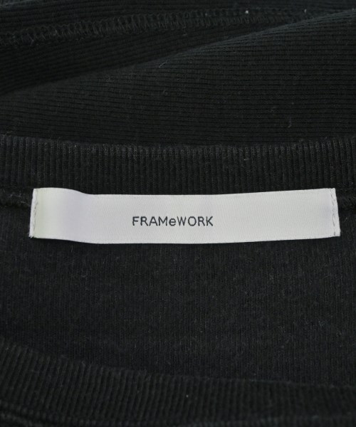 FRAMeWORK（フレームワーク）Tシャツ・カットソー 黒 サイズ:F レディース/2200646720012