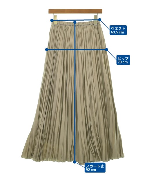 FRAMeWORK（フレームワーク）ロング・マキシ丈スカート グレー サイズ:38(M位) レディース/2200647459072